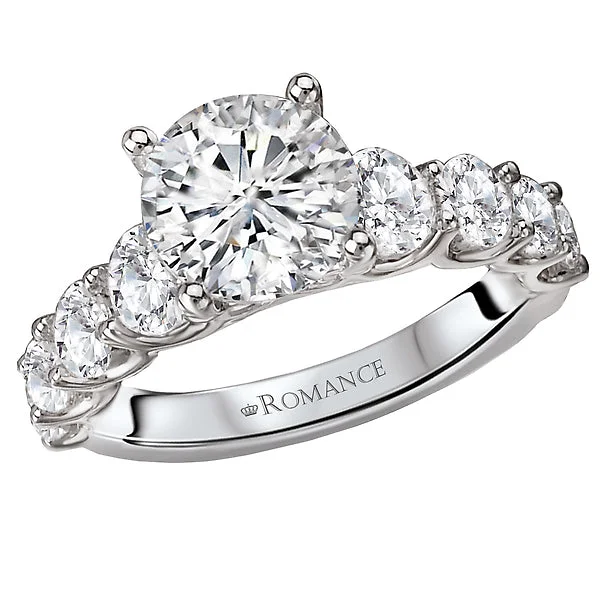 ladies rings ocean-Classic Semi-Mount Diamond Ring