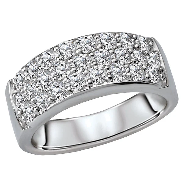 ladies rings trillion-Ladies Fashion Diamond Ring