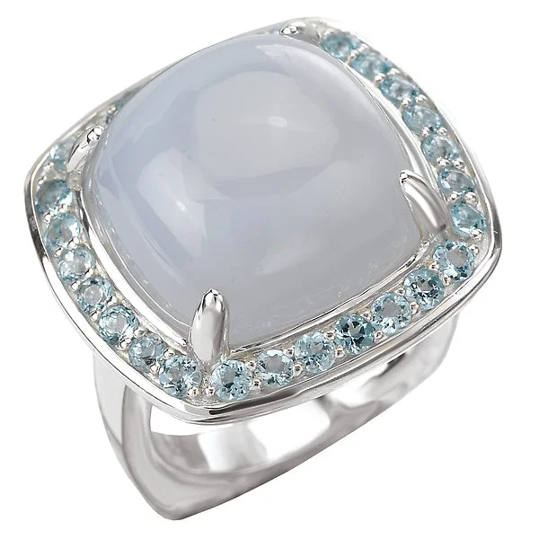 ladies rings stretch-Ladies Fashion Gemstone Ring