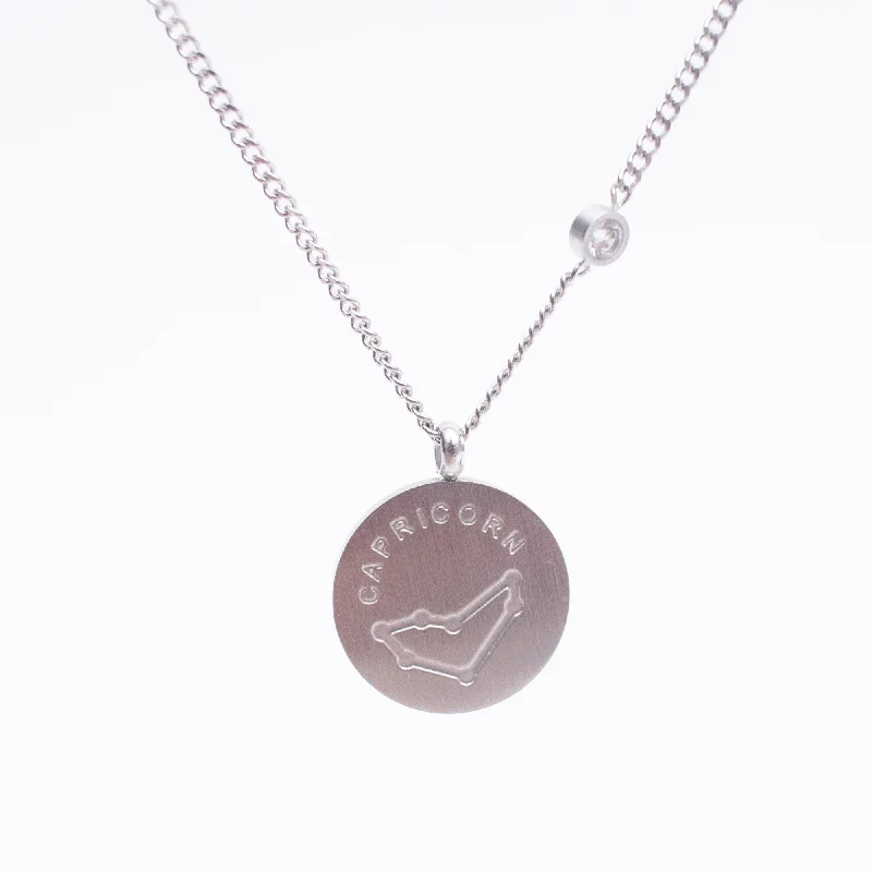 Ladies necklaces mother daughter -Capricorn Constellation Necklace