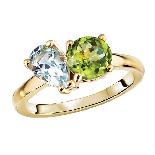 ladies rings gemstone-Ladies Fashion Gemstone Ring