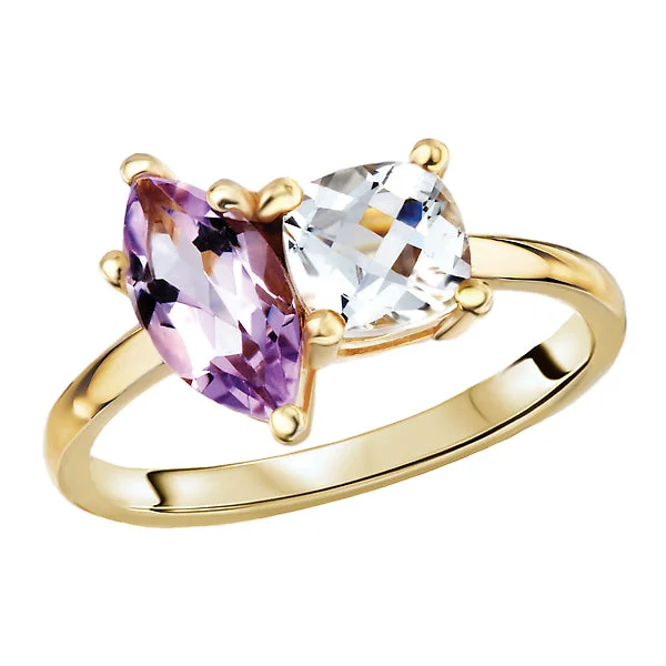 ladies rings gift-Ladies Fashion Gemstone Ring