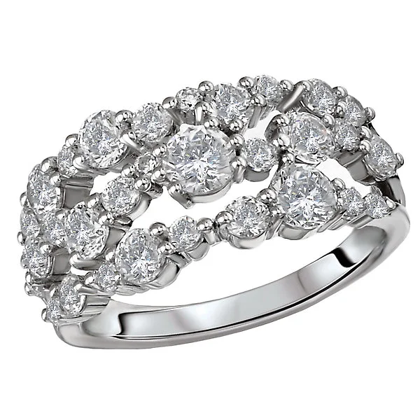 ladies rings sturdy-Ladies Fashion Diamond Ring