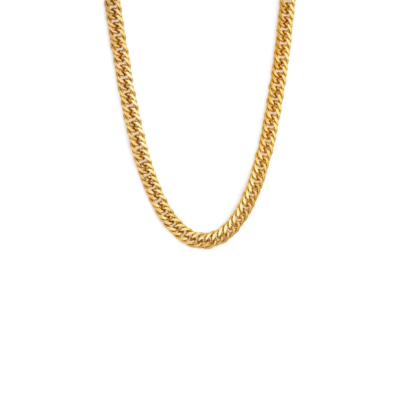 Ladies necklaces pear drop -Queens Necklace - Gold