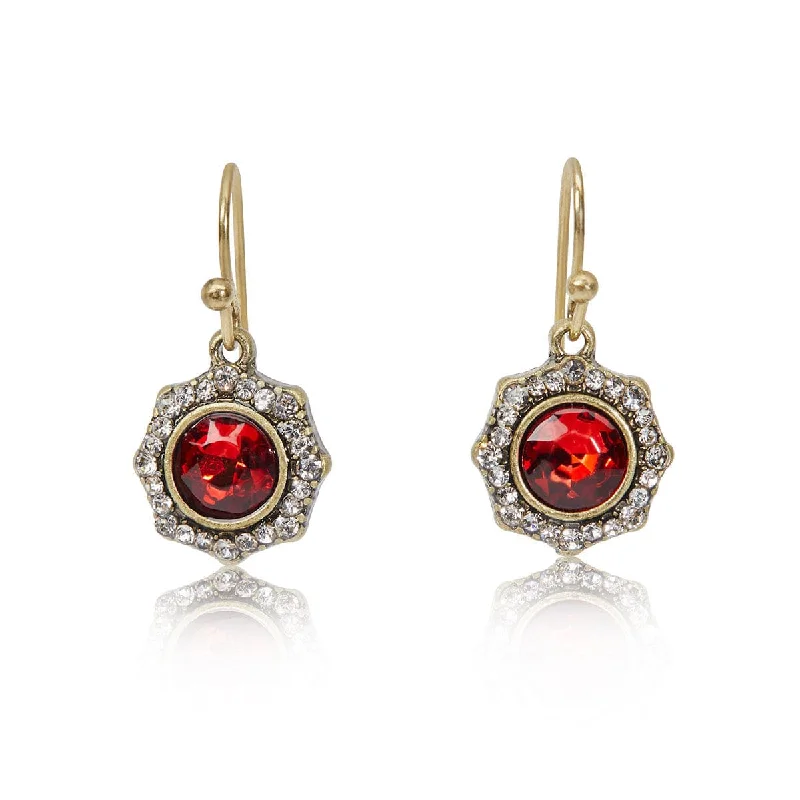 ladies earrings pre owned-Elizabeth Jewel Earring Ruby