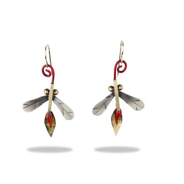 ladies earrings tarnish free-Fire Fly Earrings