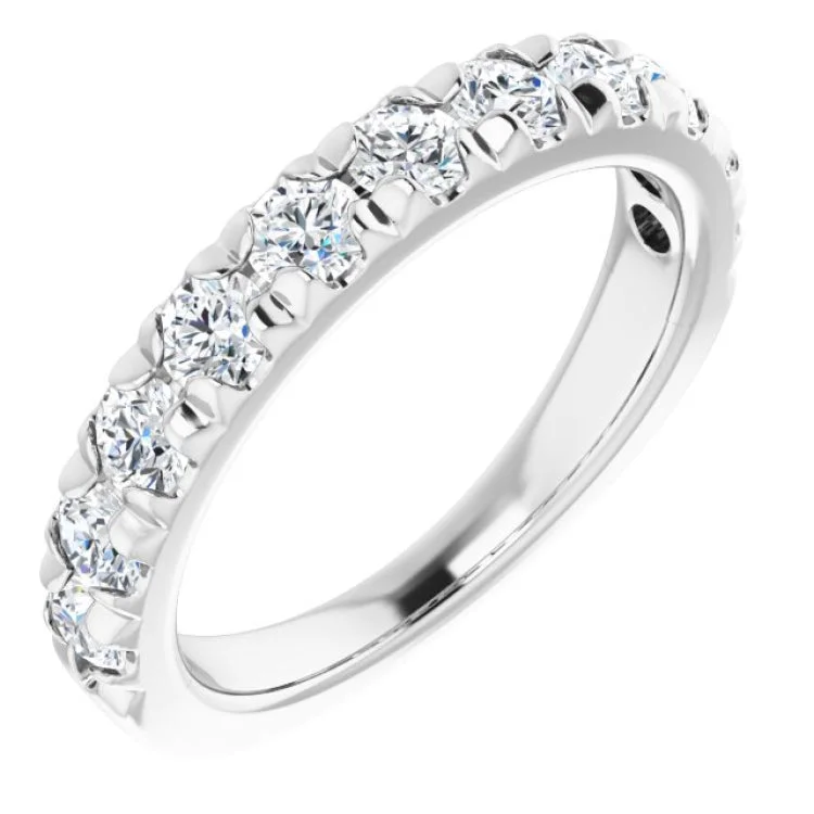 ladies rings jewelry box-Platinum 1 CTW Natural Diamond Anniversary Ring