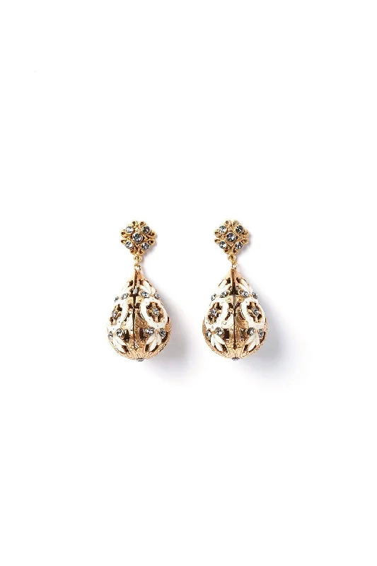 ladies earrings single stone-Earrings - Ms. Oberoi