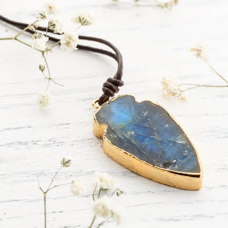 Ladies necklaces opal shimmer -Labradorite Transformation Necklace