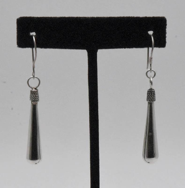 ladies earrings prices-Vintage Sterling Silver Dangle Earrings