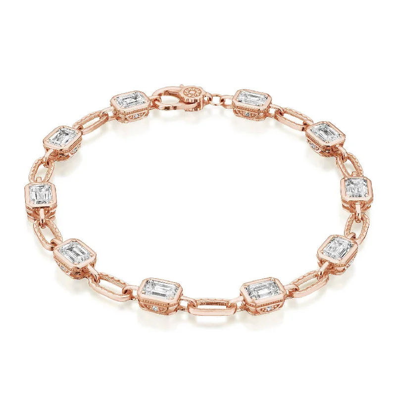 Ladies bracelets peridot shine -TACORI Allure | Lab Grown Diamond Bracelet FB825EC55X4LDPK