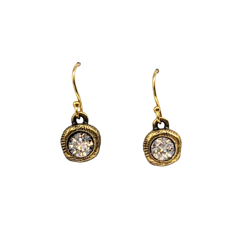 ladies earrings eco friendly-Snowball Earring - Gold