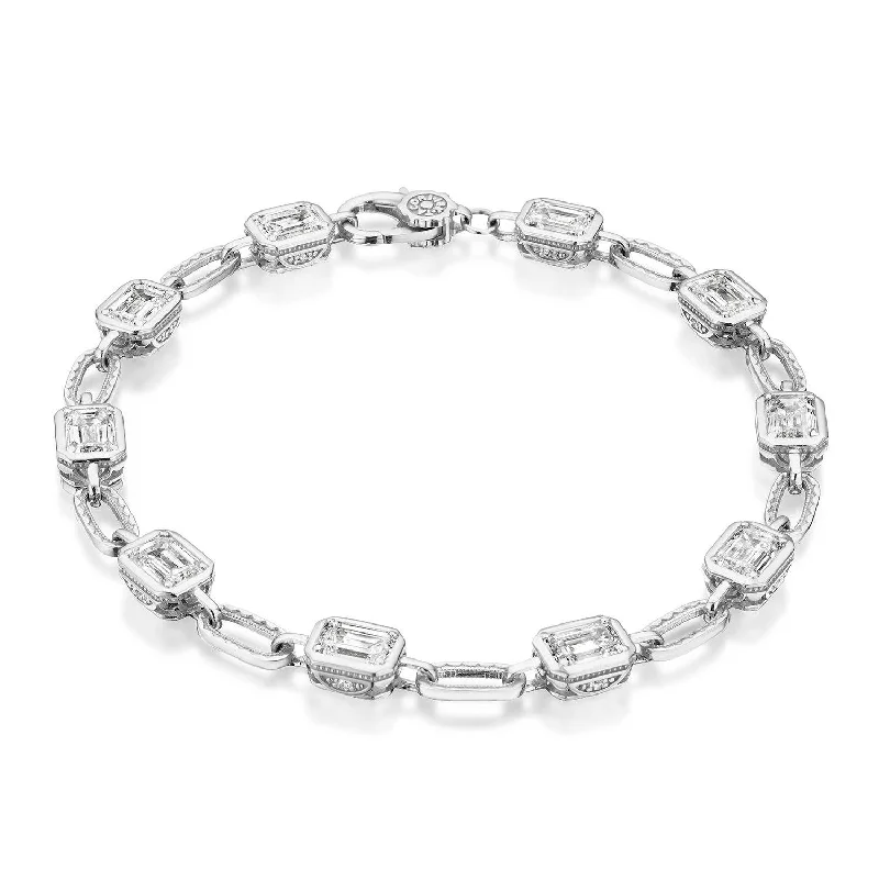 Ladies bracelets smoky quartz glow -TACORI Allure | Lab Grown Diamond Bracelet FB825EC55X4LD