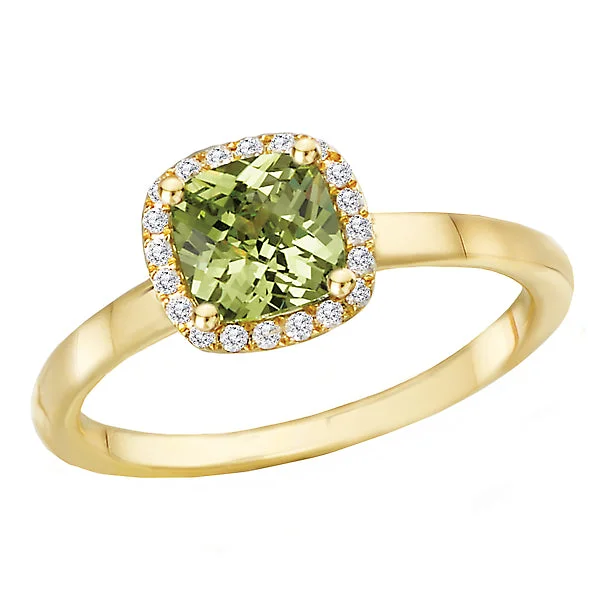 ladies rings ecommerce-Ladies Fashion Gem-Stone and Diamond Ring