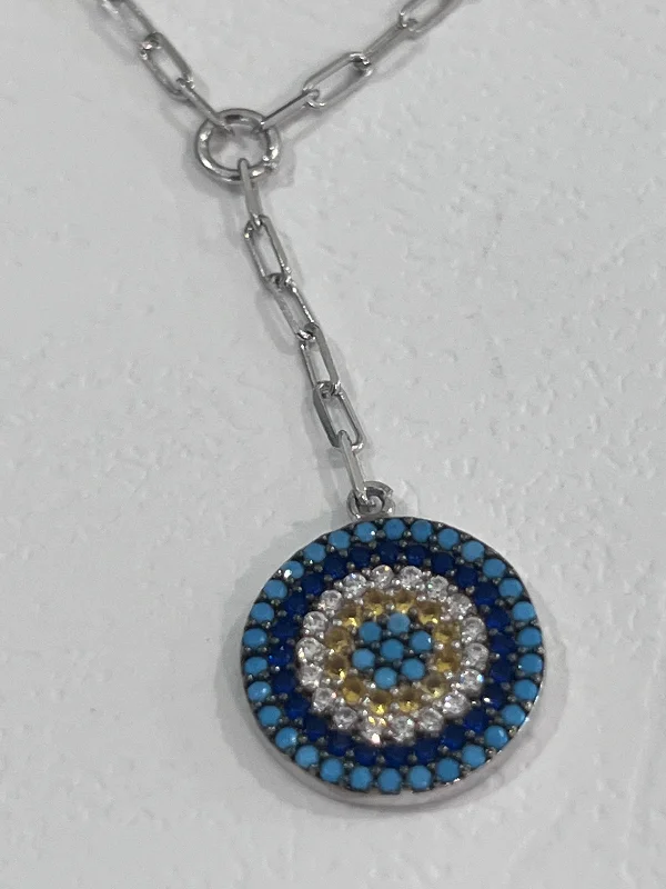 Ladies necklaces baroque flair -Ocean's Eye Necklace