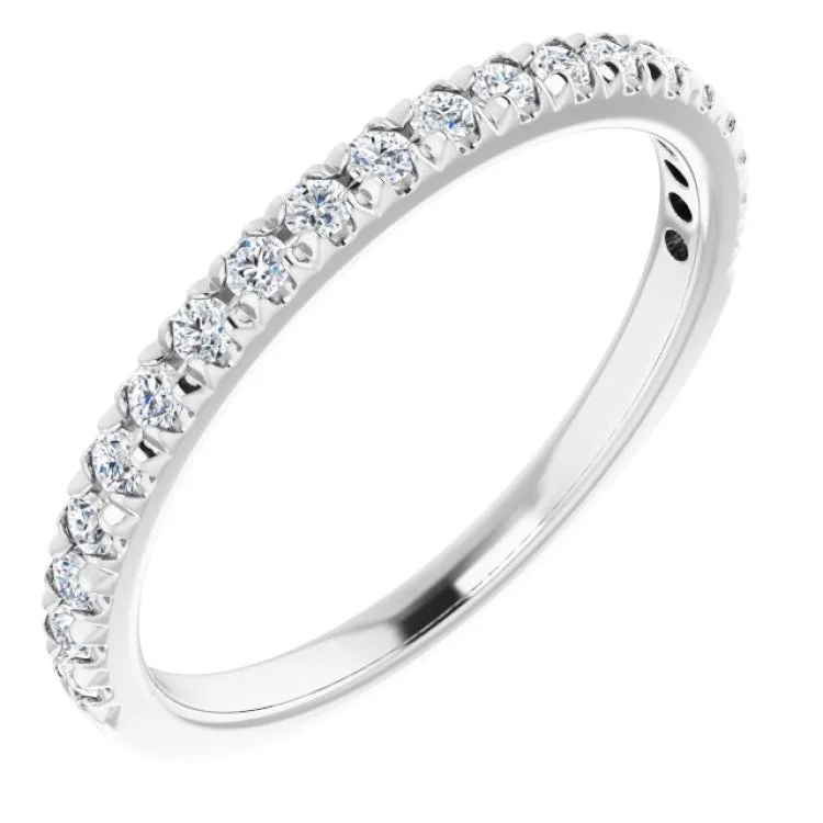 ladies rings sale-Platinum 1/4 CTW Natural Diamond Anniversary Ring