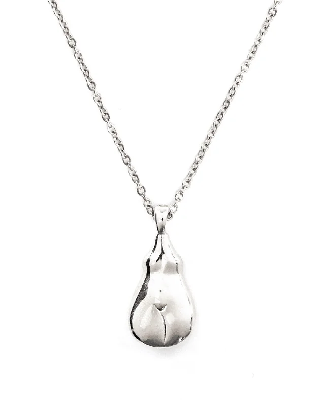 Ladies necklaces persian glow -Embrace Silver Necklace