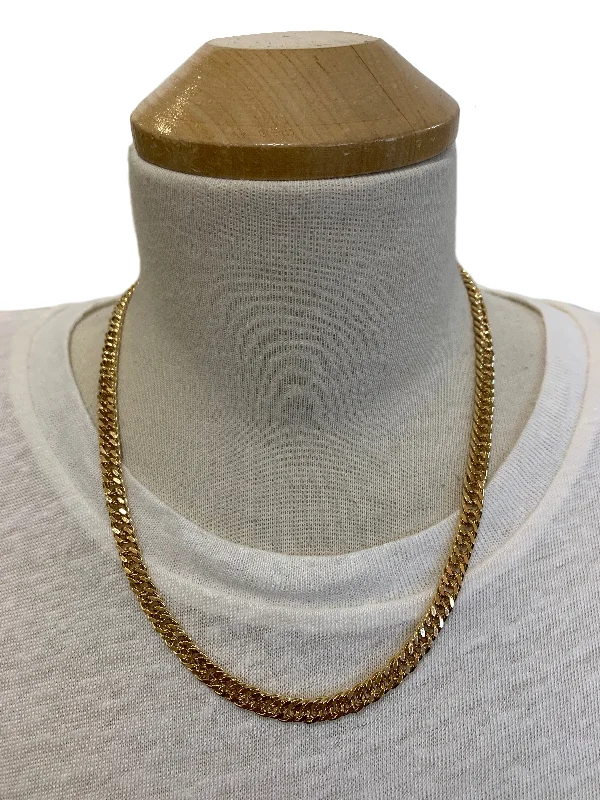 Ladies necklaces tiger eye glow -Cuban Link Necklace