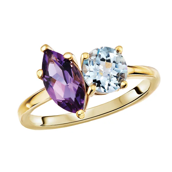 ladies rings affordable-Ladies Fashion Gemstone Ring