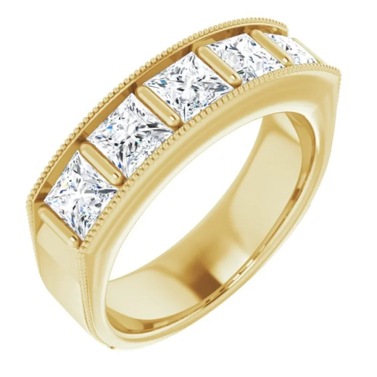 ladies rings high quality-14K Yellow 2 5/8 CTW Natural Diamond Ring