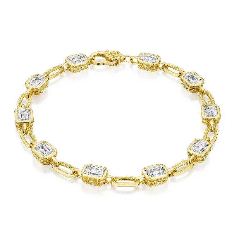 Ladies bracelets topaz sparkle -TACORI Allure | Lab Grown Diamond Bracelet FB825EC55X4LDY