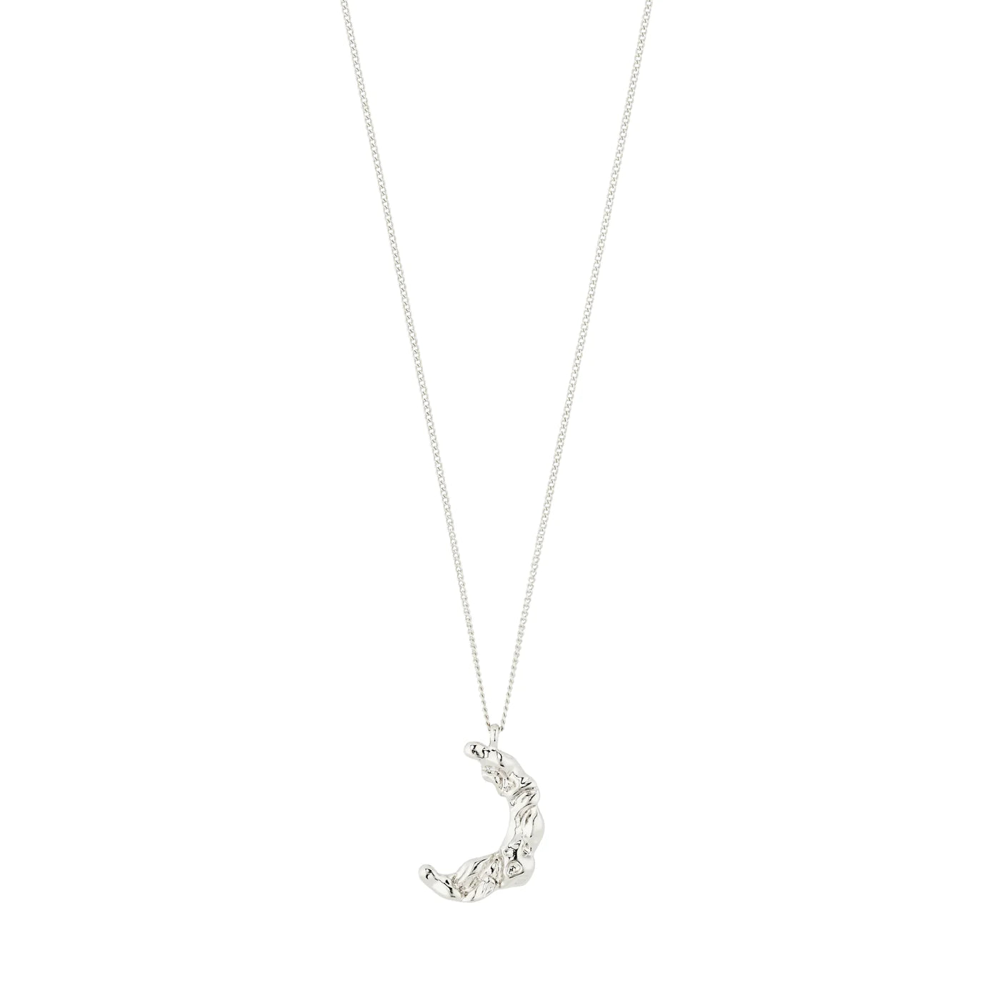 Ladies necklaces iconic charm -Moon Silver Plated Necklace