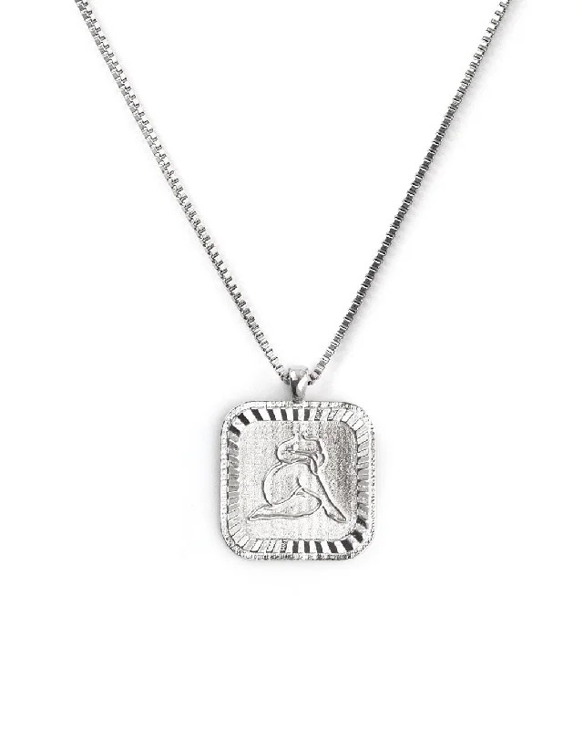 Ladies necklaces polynesian charm -Empower Silver Necklace