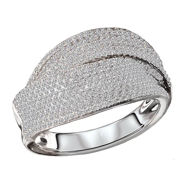 ladies rings sparkling-Ladies Fashion Diamond Ring