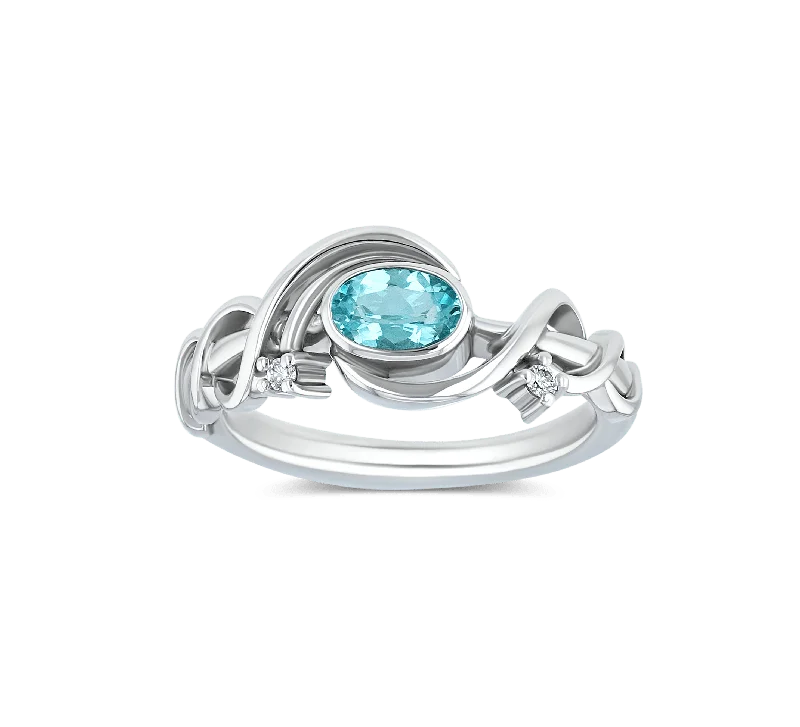 ladies rings open-Mermaid Ring