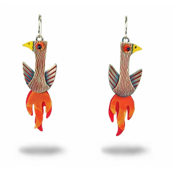 ladies earrings bohemian-Phoenix Earrings