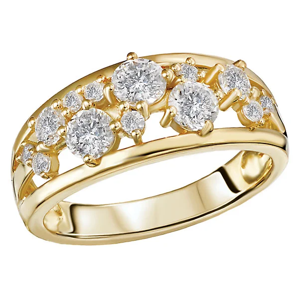 ladies rings orange-Ladies Fashion Diamond Ring