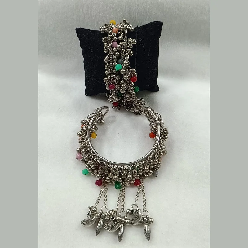 Ladies bracelets standout style -Pratima Jewellery Mart Oxidised Navratri Special Bracelet