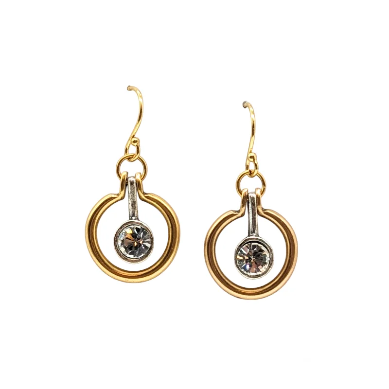 ladies earrings timeless-Cyndi Earrings - Gold