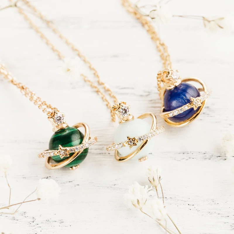 Ladies necklaces promo deal -Celestial Gemstone Necklace