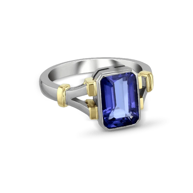 ladies rings purple-Kagera River Ring