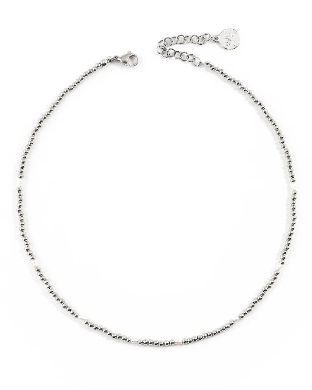 Ladies necklaces iconic charm -Alize Silver Necklace