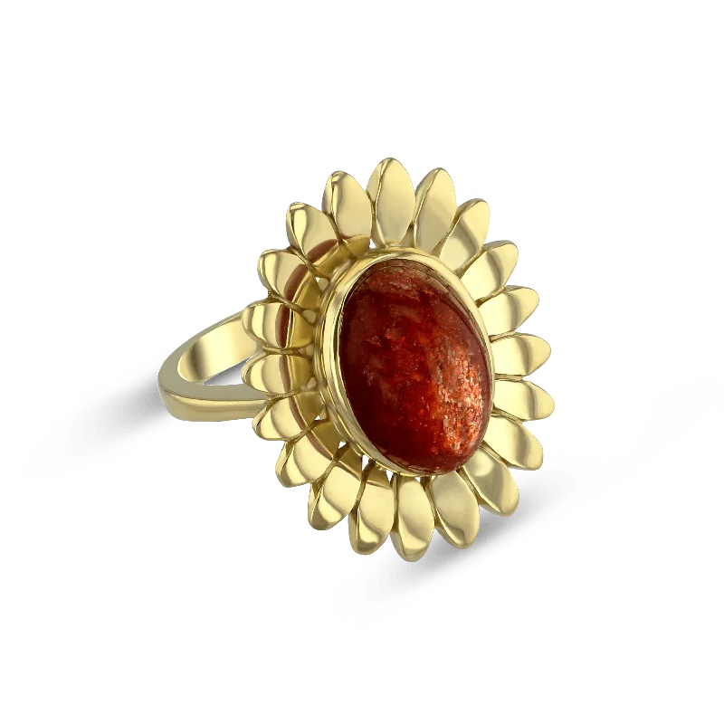 ladies rings subtle elegance-Sunset Ring