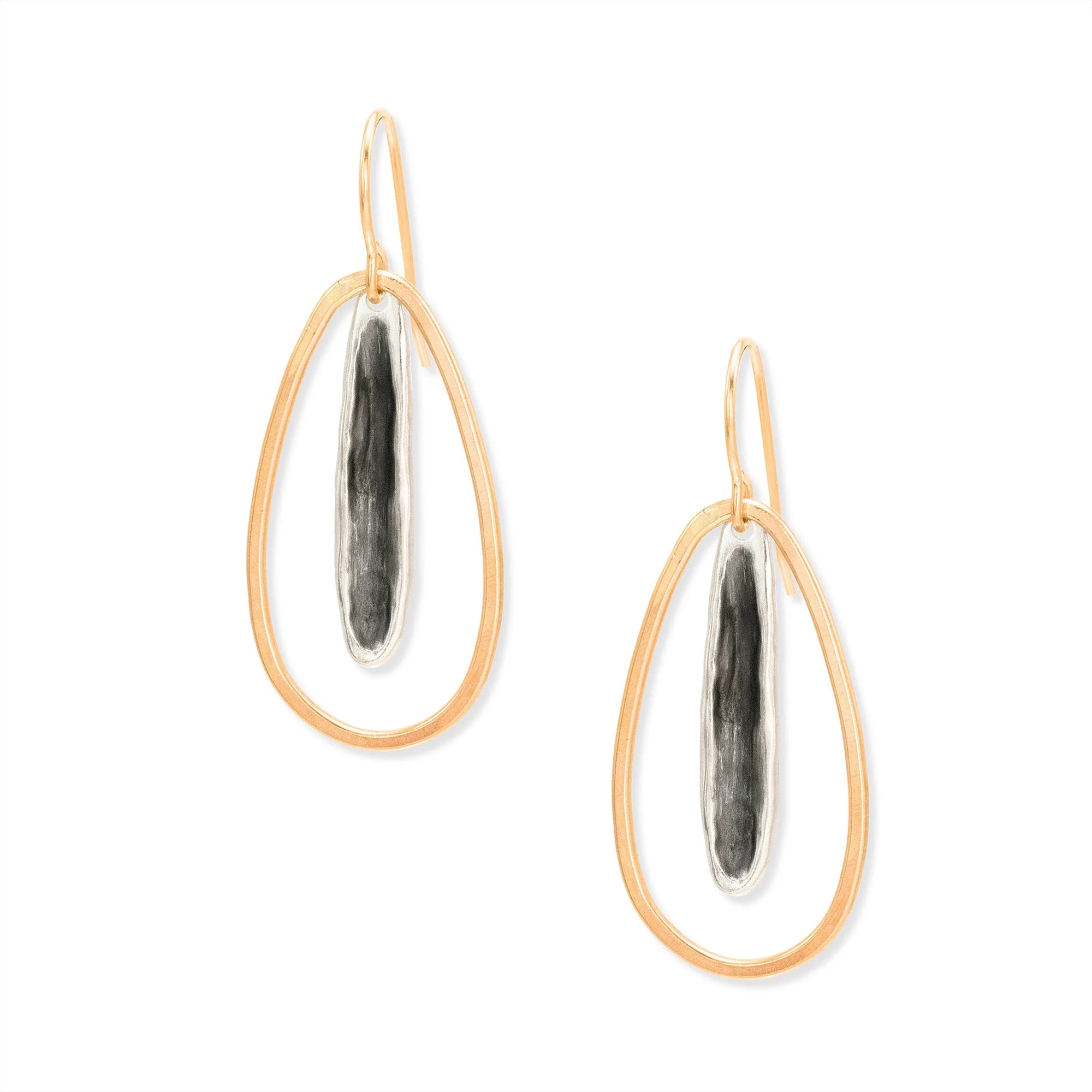 ladies earrings metallic-Twilight Echo Earrings