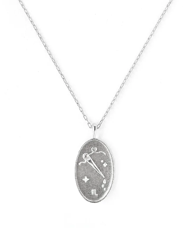 Ladies necklaces eternal love -Scorpio Silver Zodiac Necklace