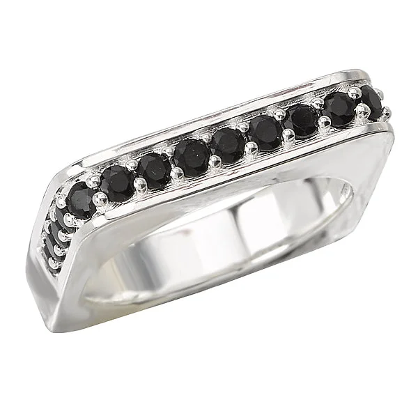 ladies rings channel-Ladies Fashion Gemstone Ring