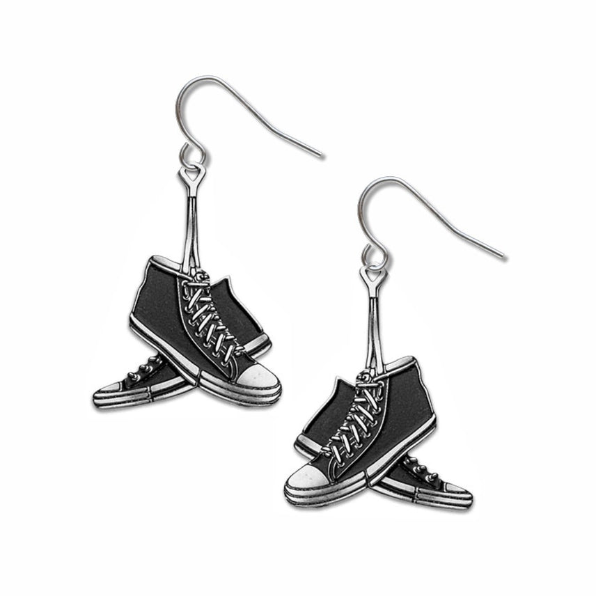 ladies earrings bold statement-Sneakers Earrings