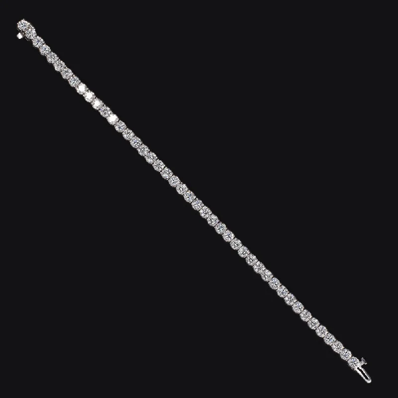 Ladies bracelets infinity glow -10.3ct LAB CREATED IDEAL CUT DIAMOND TENNIS BRACELET CLASSIC 14k WHITE GOLD 10ct