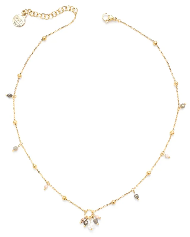 Ladies necklaces radiant drop -Colgar  Gold Necklace