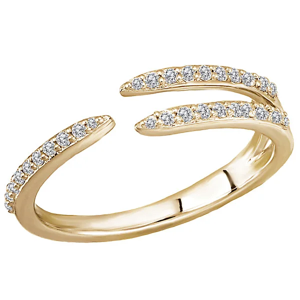 ladies rings pave-Ladies Fashion Diamond Ring