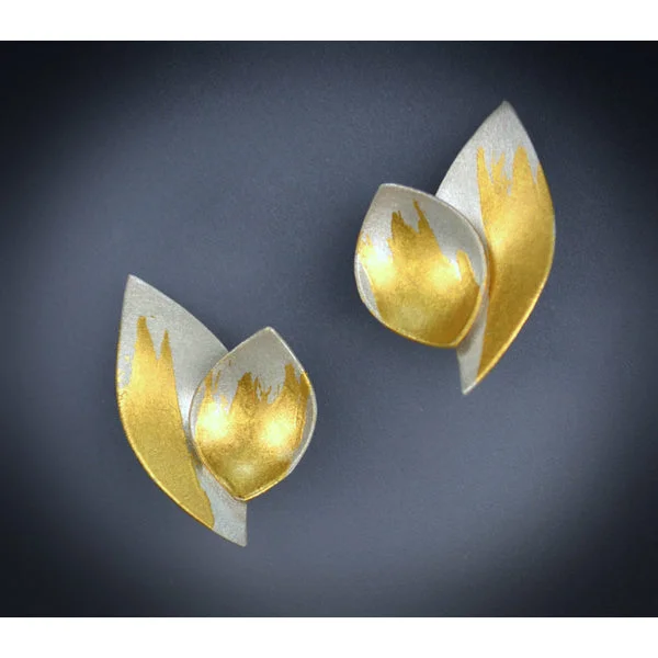 ladies earrings drop-Leaf Earring