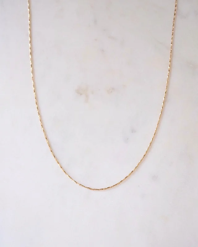 Ladies necklaces pastel shine -Freya Thin Necklace