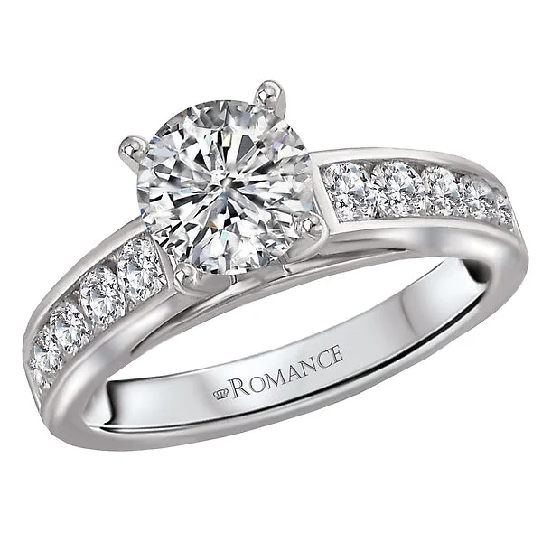 ladies rings spiritual-Classic Semi-Mount Diamond Ring